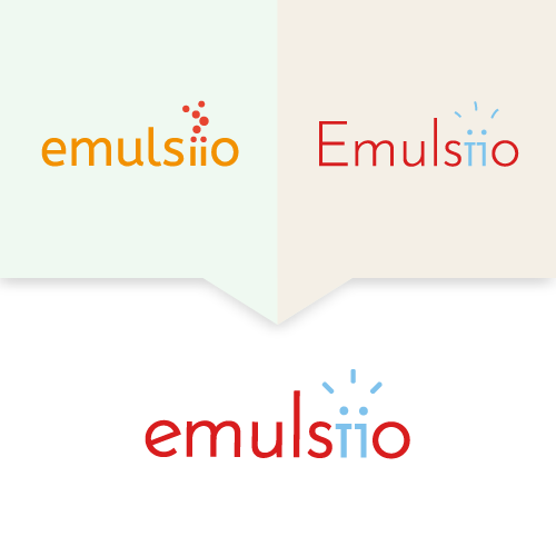 Démarche de recherche pour le logo d'Emulsiio